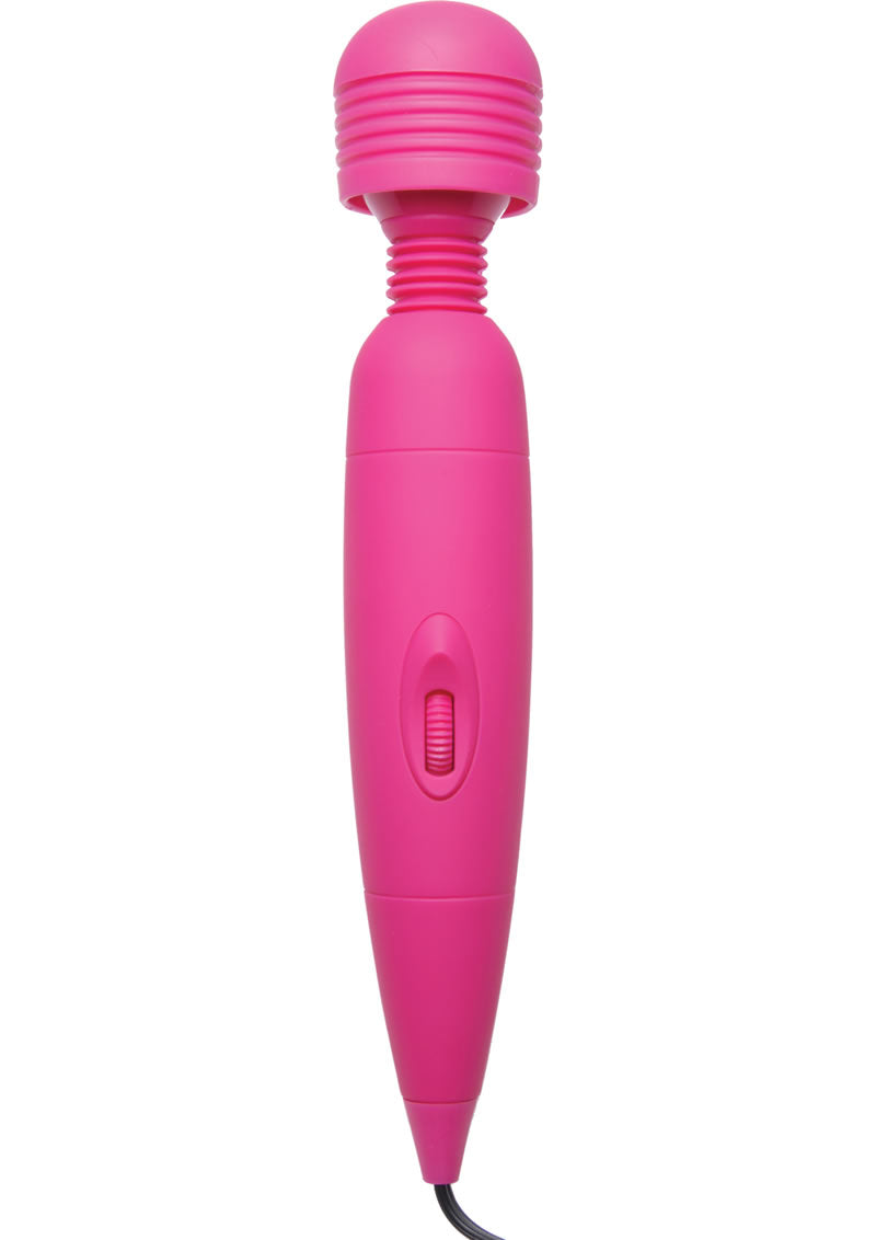 Varita de masaje de múltiples velocidades Frisky Contempo, color rosa