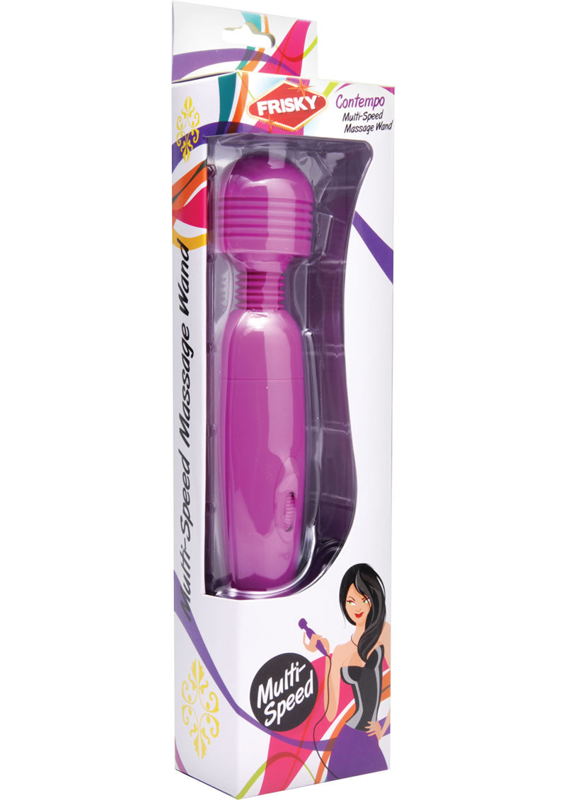 Frisky Contempo Multi Speed Massage Wand, Purple