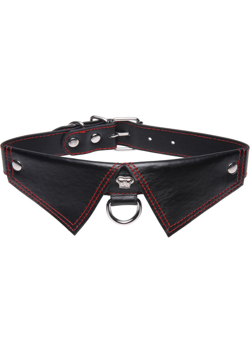 Master Series Crimson Tied  Sub Regal Collar Black