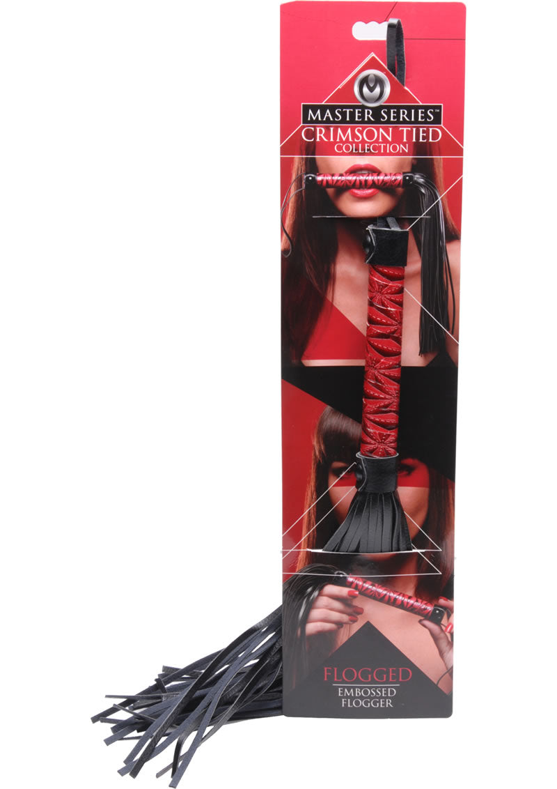 Flogger Master Series en relieve rojo de 20 pulgadas