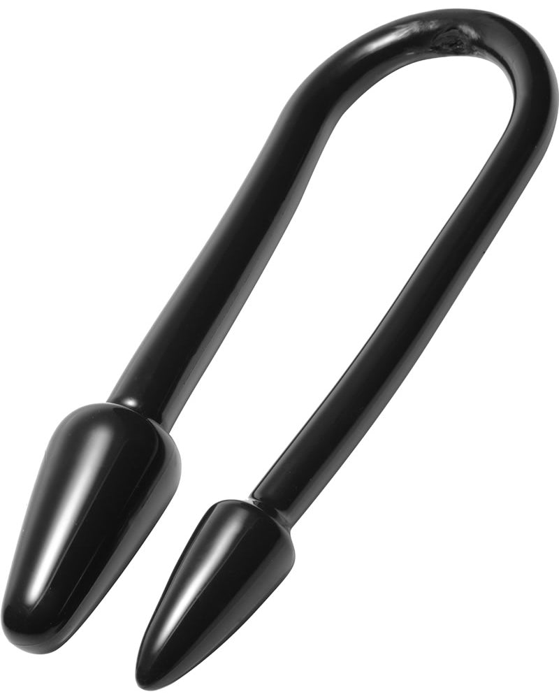 Tapón anal de doble extremo Ravens Tail 2x negro de 29,75 pulgadas