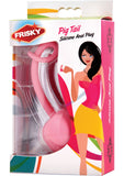 Frisky Pig Tail Silicone Anal Plug Pink 4 Inches