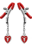 Pinza para pezones con forma de candado Charmed Heart