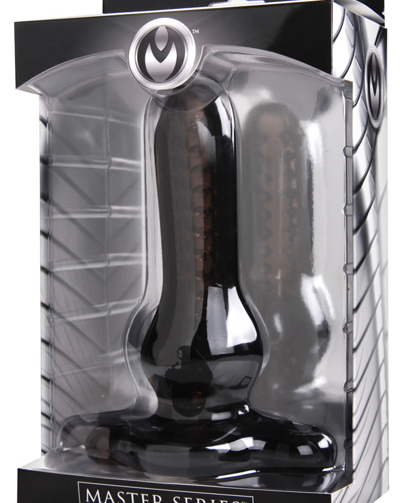 Dispositivo de cogida anal Master Series Dark Inception Smoke de 6 pulgadas