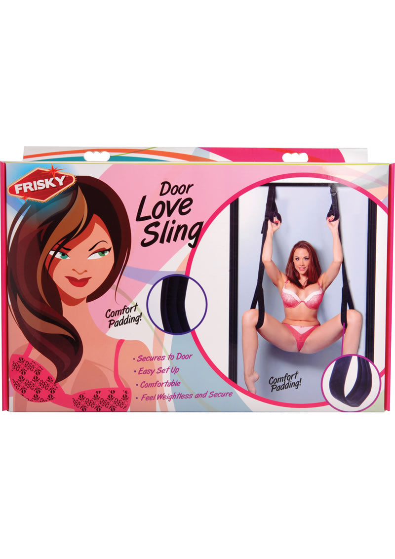 Frisky Compact Door Love Swing Black