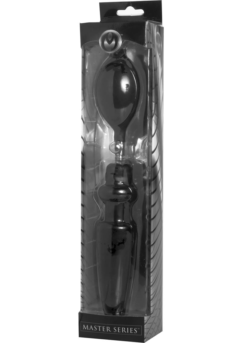 Tapón anal inflable Master Series Expansor Negro