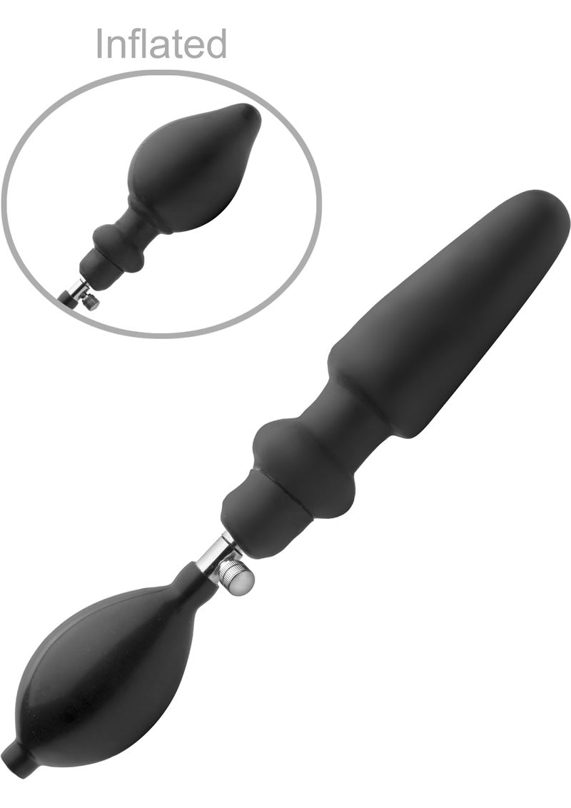 Tapón anal inflable Master Series Expansor Negro