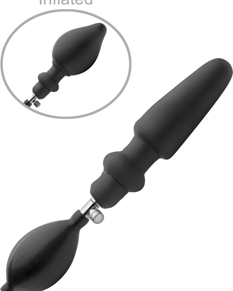 Tapón anal inflable Master Series Expansor Negro