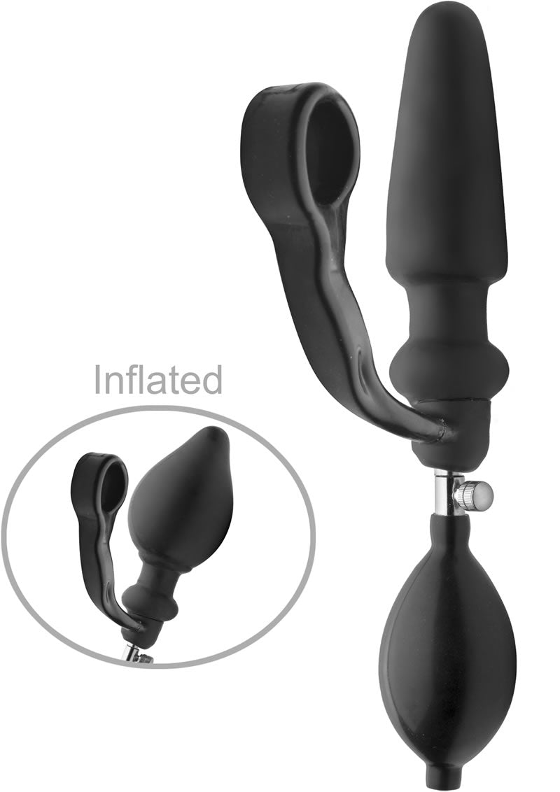 Tapón inflable Exxpander con anillo para el pene