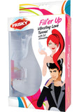 Vibrador Frisky Fill Her Up, impermeable, transparente, 6,5 pulgadas