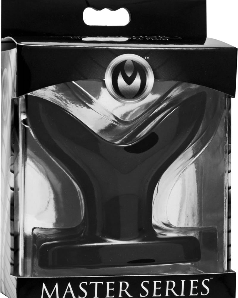 Tapón anal dilatador Master Series negro de 2,5 pulgadas