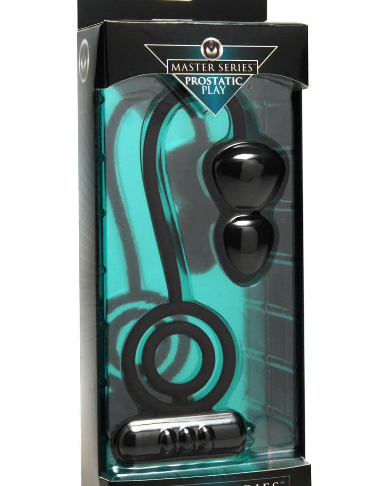 Master Series Voyager 2 Silicone C-ring Anal Stimulator Black