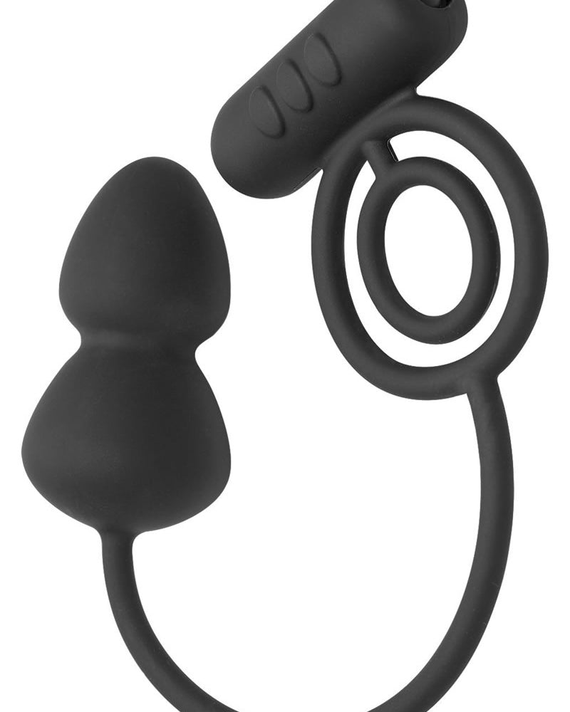 Master Series Voyager 2 Silicone C-ring Anal Stimulator Black