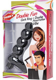 Double Fun C-ring With Double Penetration Vibe