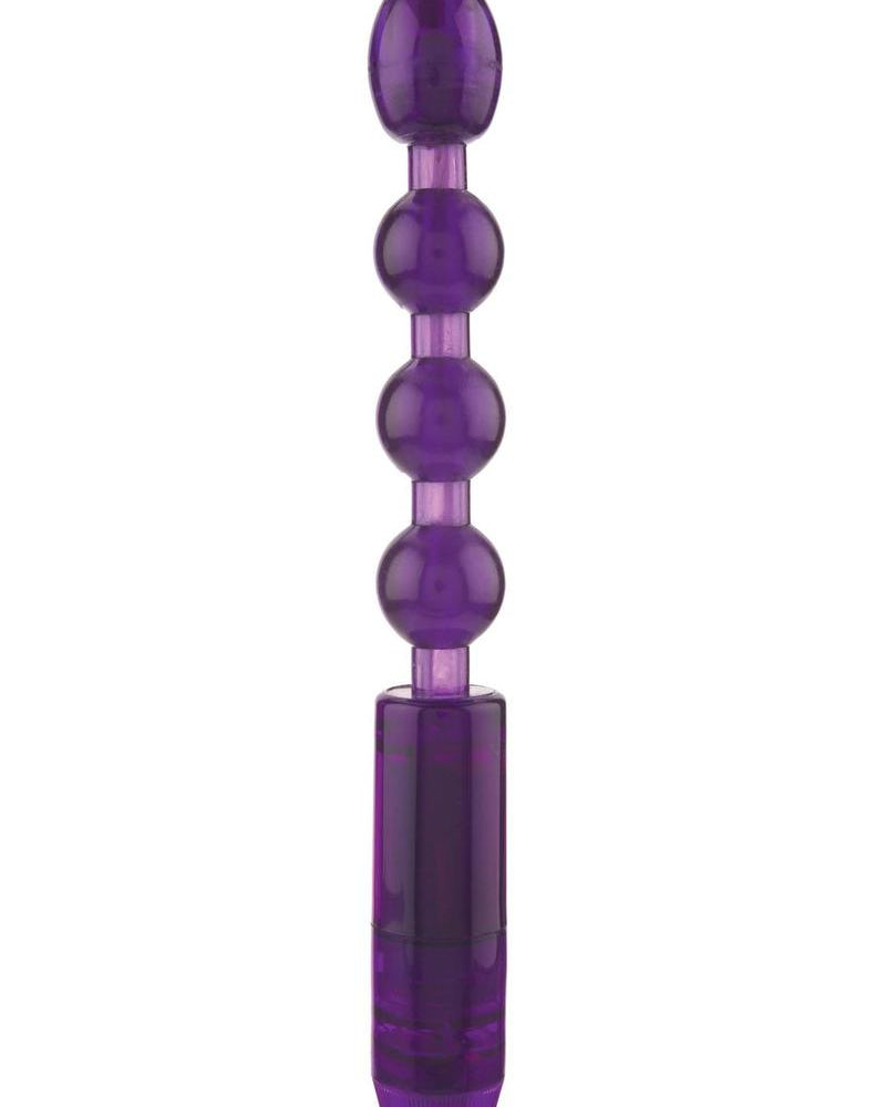 Perlas anales flexibles e impermeables de color morado
