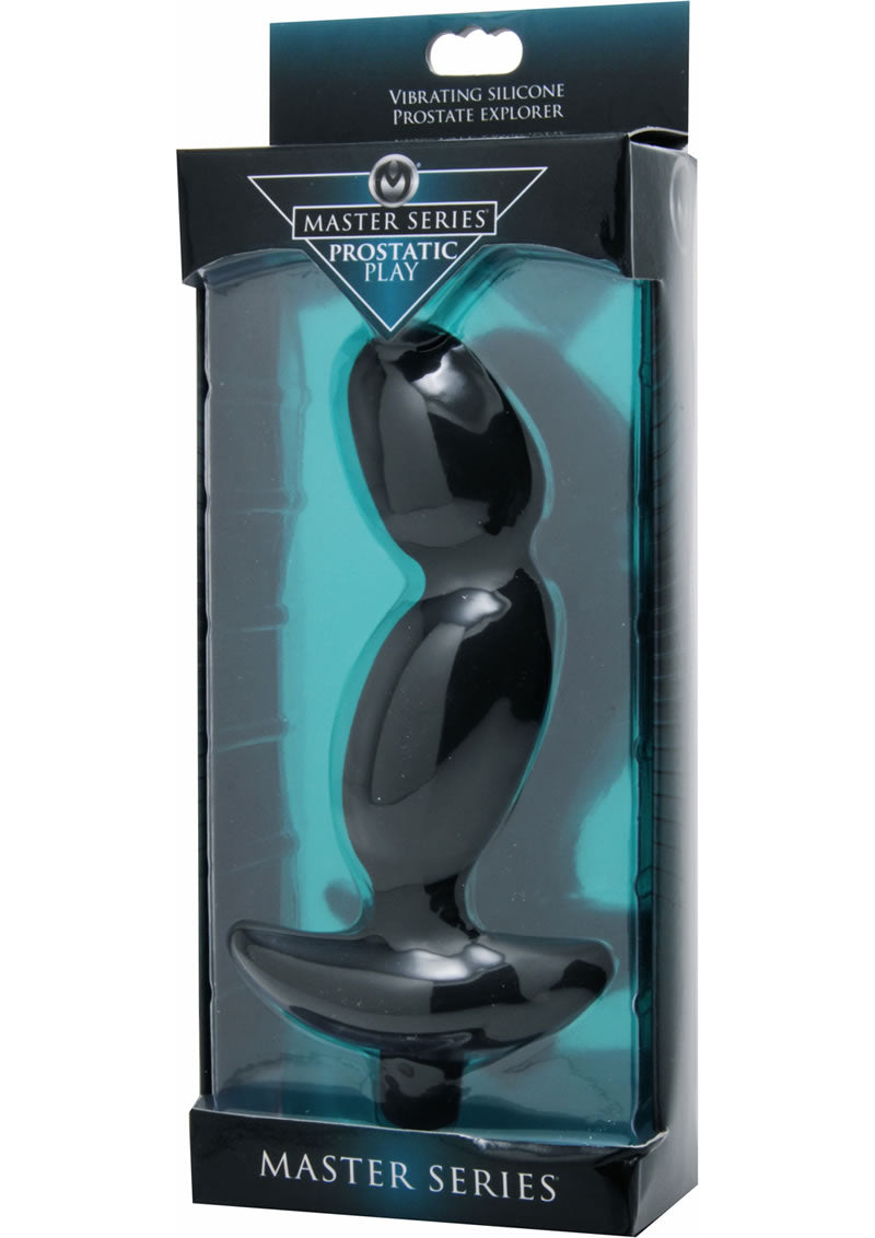 Master Series Endeavour Silicone Prostate Explorer Black 5 Inches