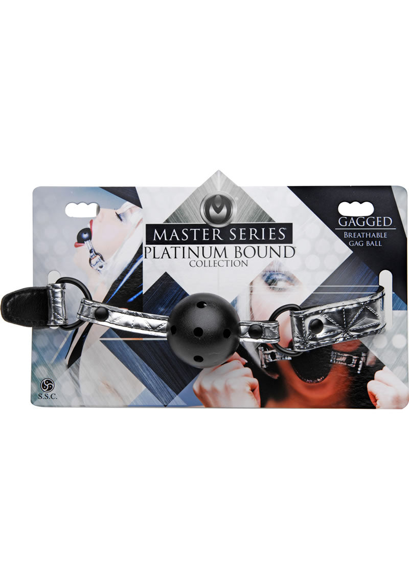 Master Series Platinum Bound Breathable Gag