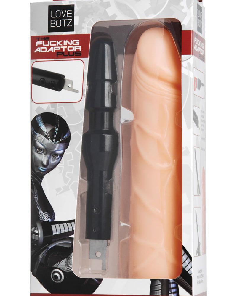 Love Botz The Fucking Adapter Plus Dildo Flesh 7 Inch