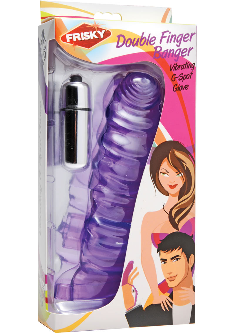 Double Finger Banger Vibe G-spot Glove