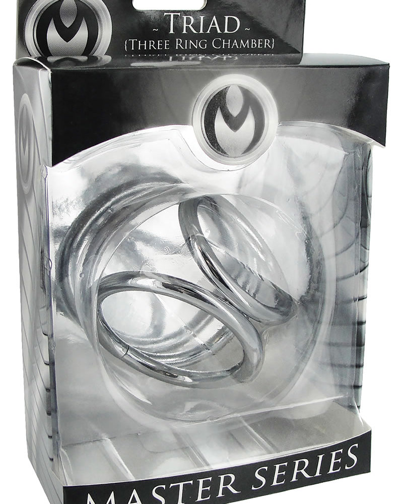 Master Series The Triad Chamber Cock Ring Ball Cage 1.75 Inch