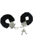 Frisky Fur Handcuffs Caught In Candy Black