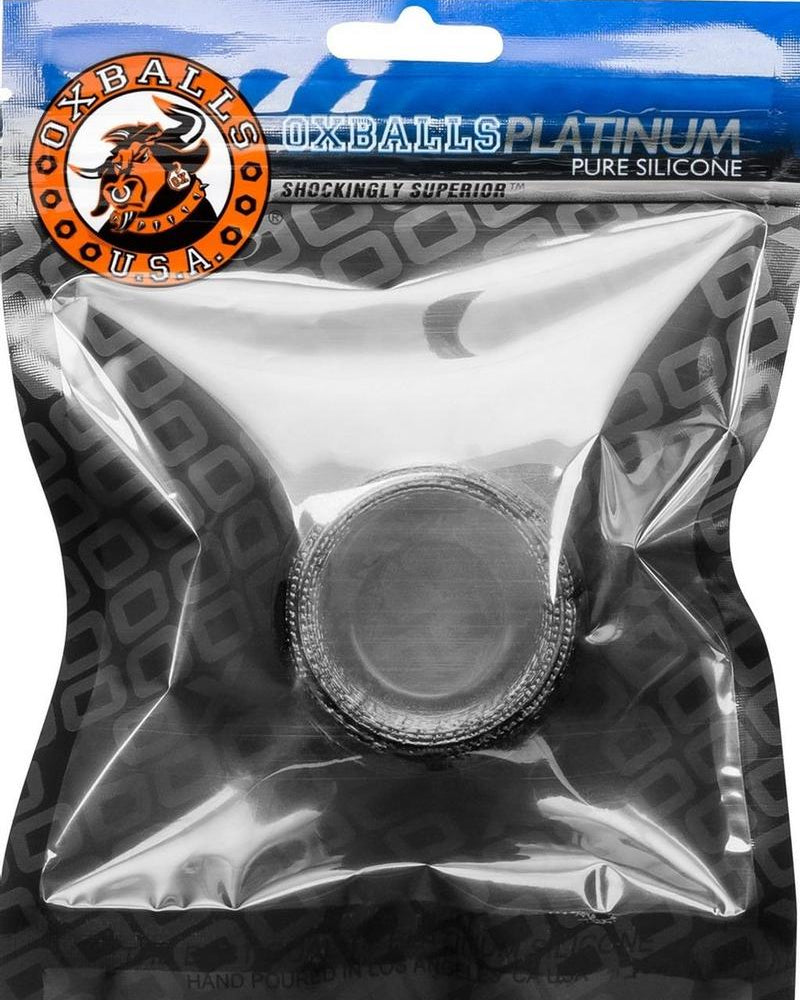 Oxballs Neo-Stretch Silicone Short Ball Stretcher Black