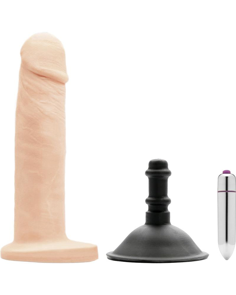 Consolador resistente al agua Alan Vibe, color crema