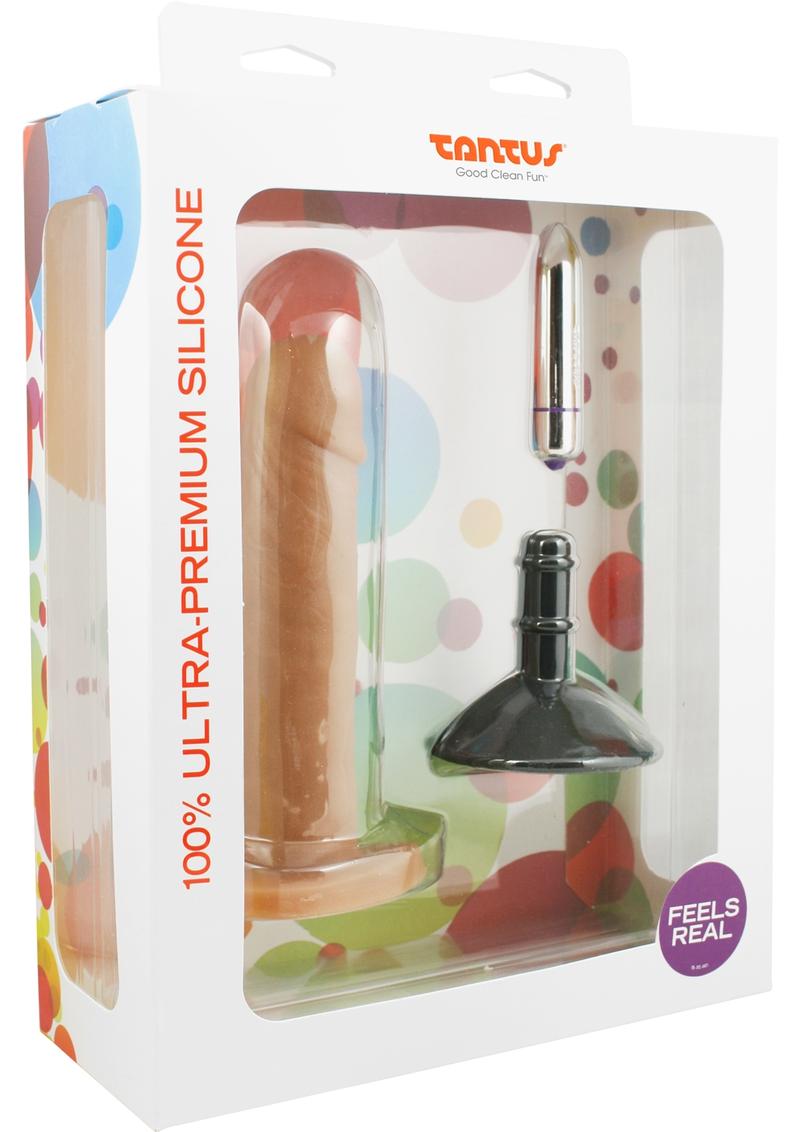 Alan Vibe Dual Density Dildo Waterproof - Cocoa