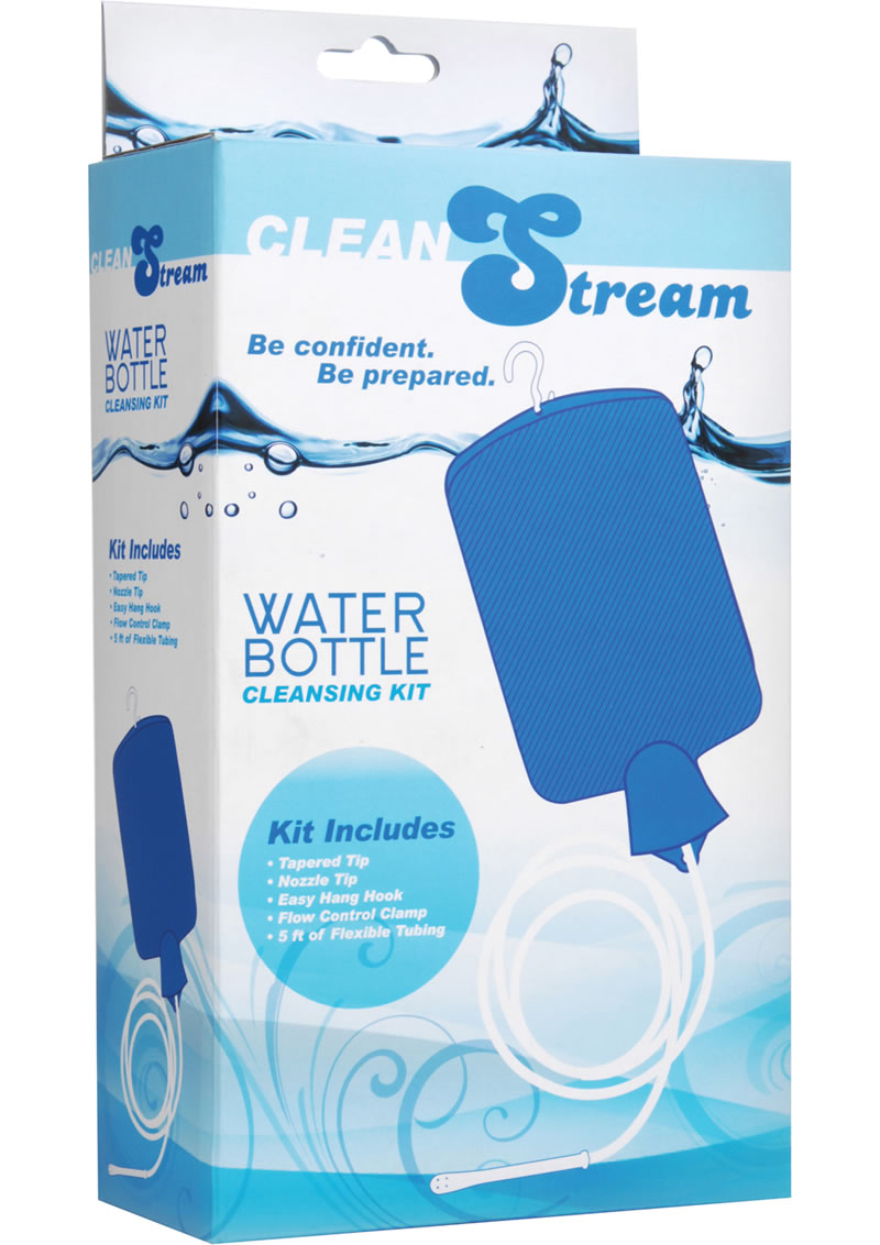 Kit de limpieza de botellas de agua Clean Stream Blue Holdes de 2 cuartos