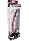 Prisms Shakti Glass Twisted Wand Pink