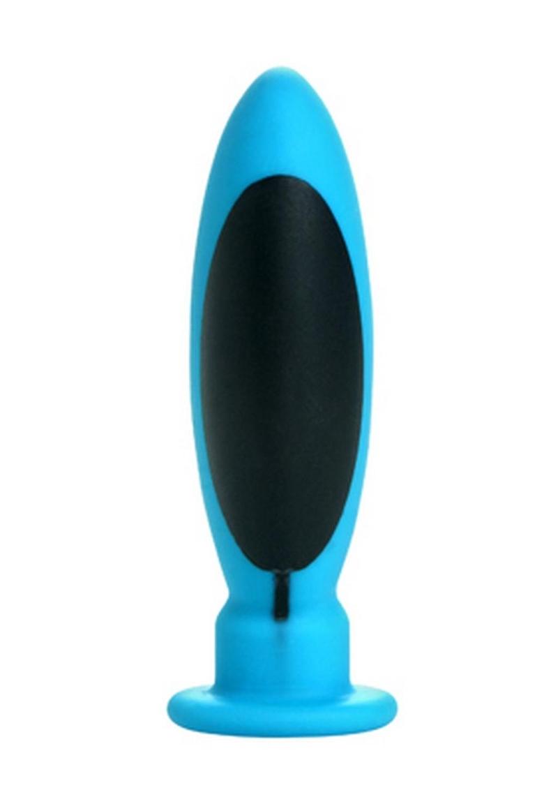 Zeus Nimbus Petite Silicone Electro Plug Blue 3 Inch