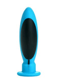 Zeus Nimbus Petite Silicone Electro Plug Blue 3 Inch