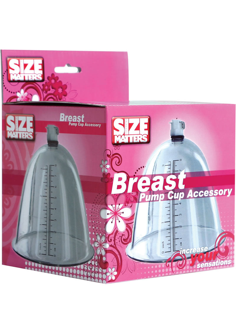 Accesorio transparente para taza de extractor de leche Size Matters