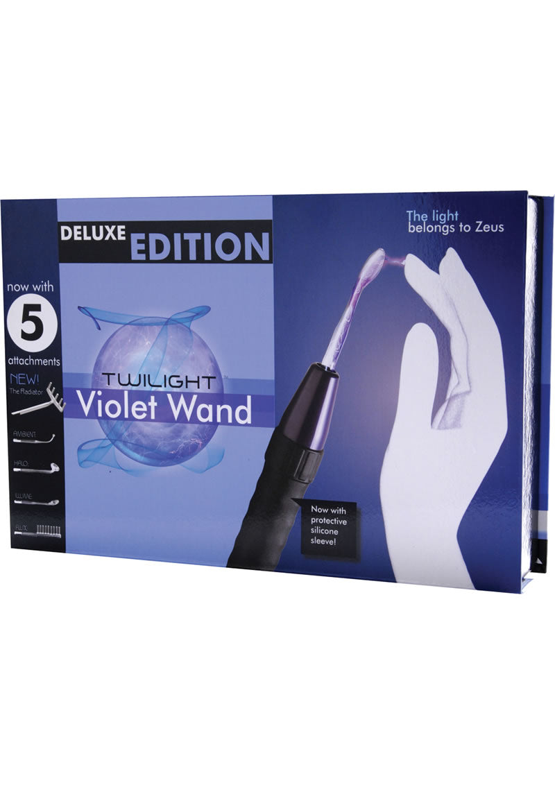 Zeus Deluxe Twilight Violet Wand With 5 Attachments