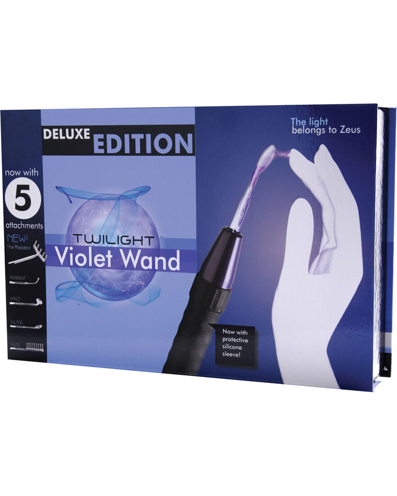 Zeus Deluxe Twilight Violet Wand With 5 Attachments