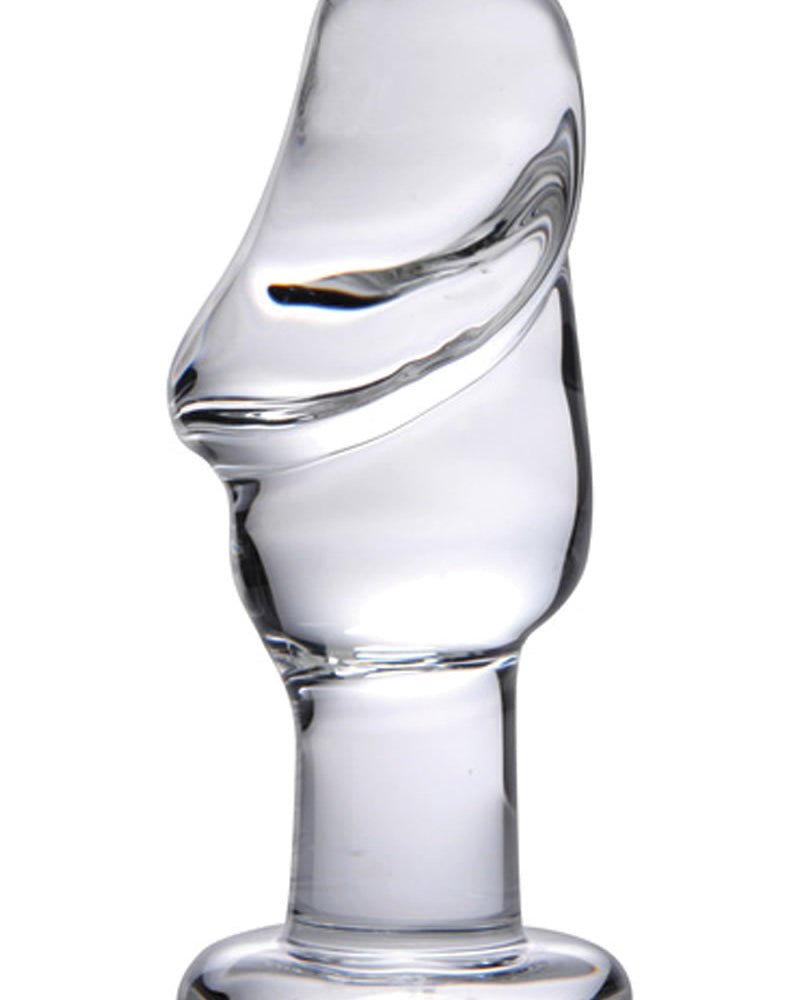 Prisms Asvini Glass Penis Anal Plug Clear