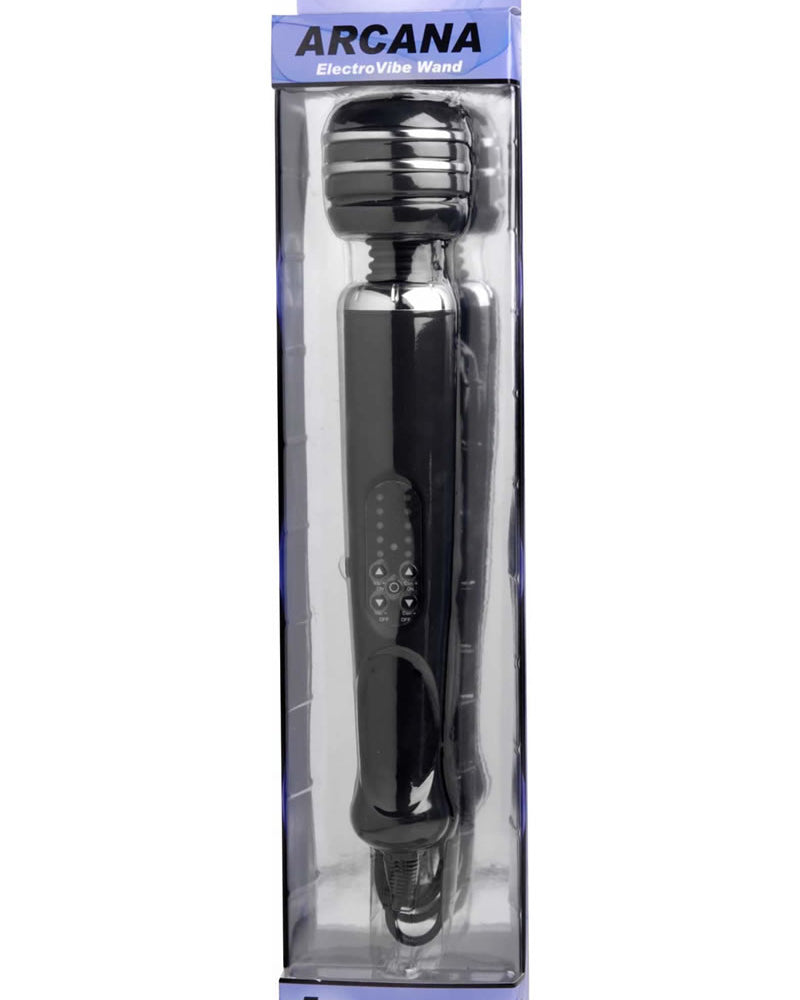 Zeus Arcana Electro Vibe Wand Black - European Plug
