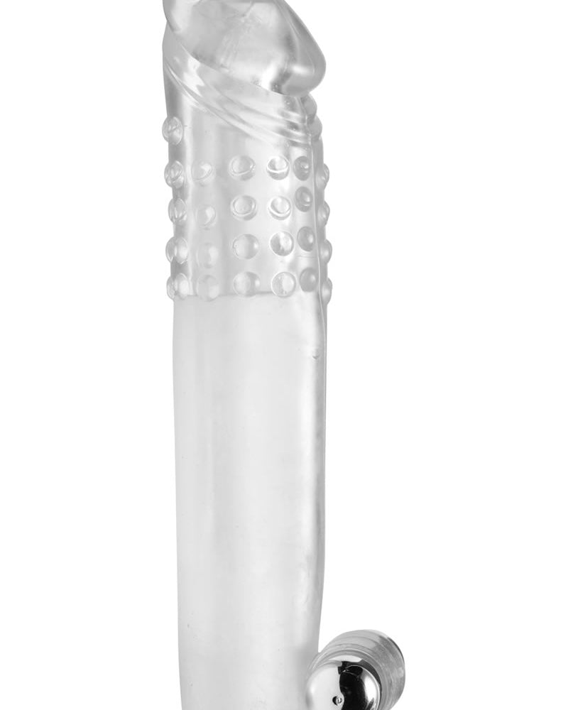 Size Matters Penis Vibro Sleeve With Bullet Clear