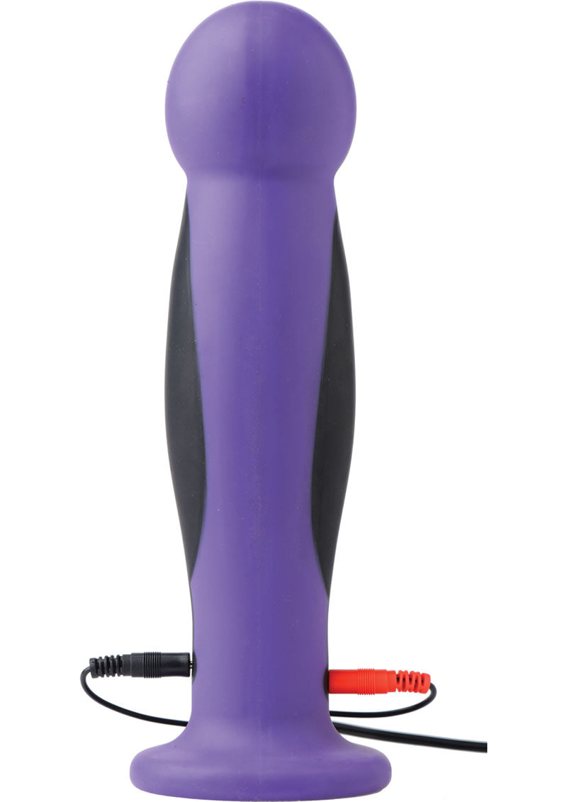 Strap U Fuse Electro Stimulation Dildo Purple 7.5 Inch