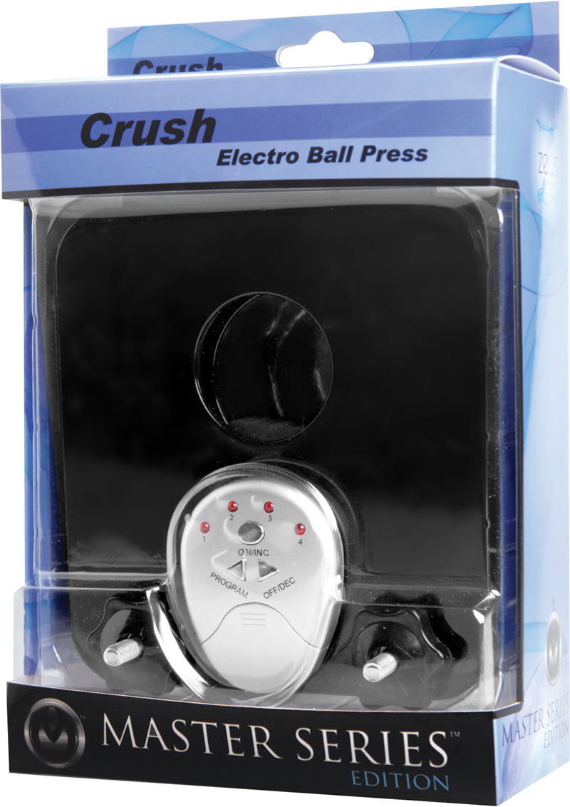 Prensa de bolas eléctrica Zeus Master Series Crush, color negro