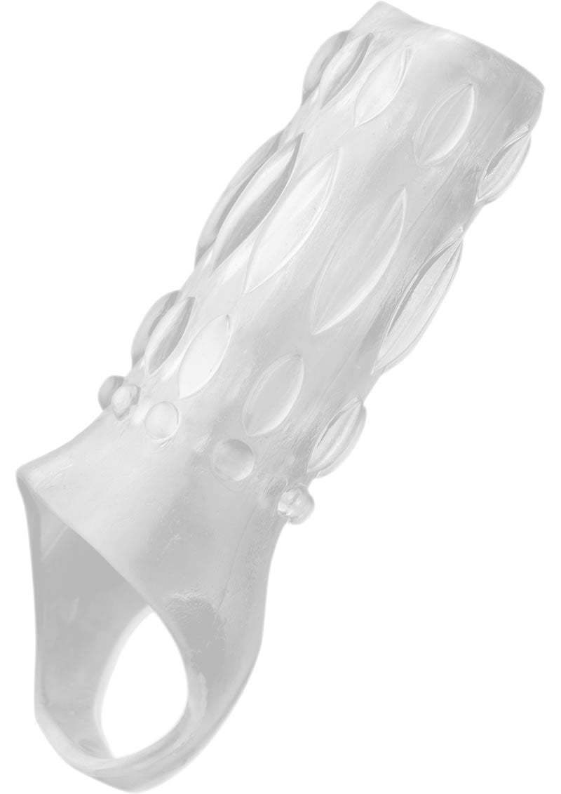 Funda transparente para mejorar el sexo Size Matters Clear Sensations de 4 pulgadas