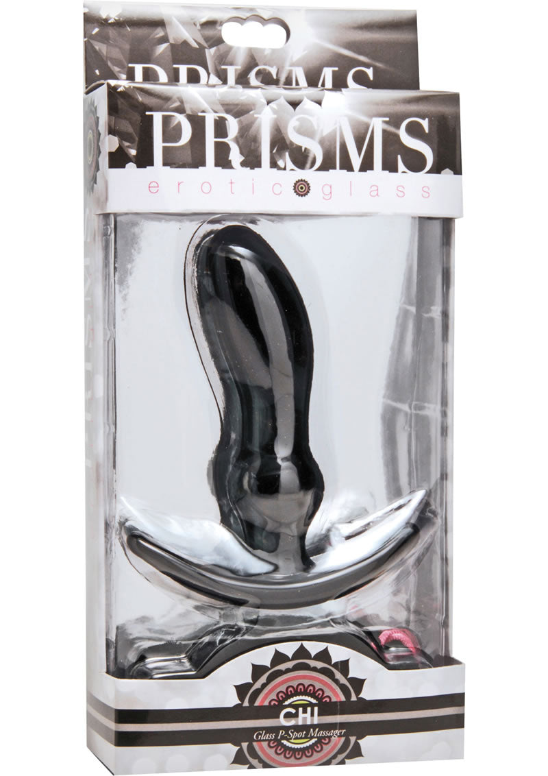 Prisms Chi Glass P-spot Massager Green 4.5 Inch