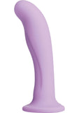 Consolador de silicona Strap U Royal Heart On de 6 pulgadas color morado