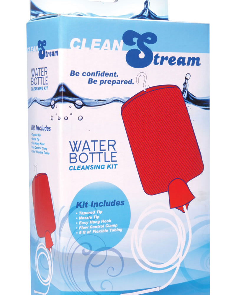Clean Stream Water Bottle Cleansing Kit Red Holds 2 Quart