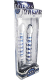Prisms Kama Thrusting Glass Wand Stripe Blue