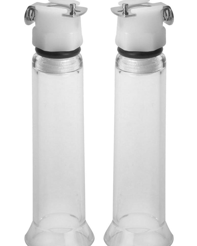 Size Matters 2 Nipple Cylinders Clear Small