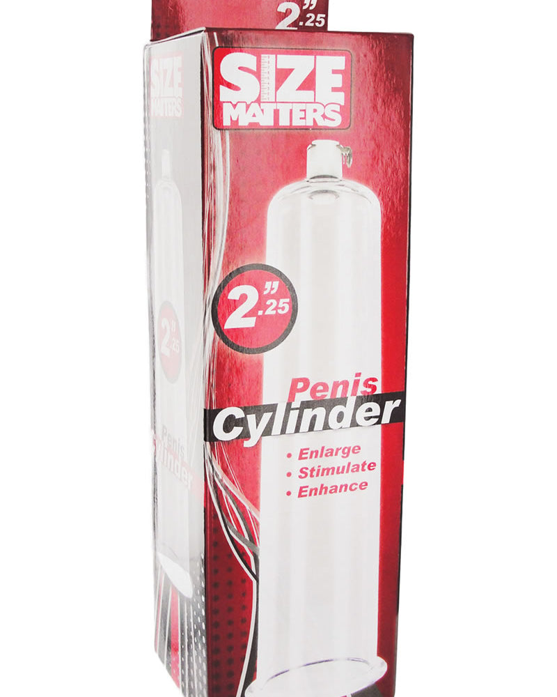 Size Matters Penis Cylinder Clear 2.25 Diameter