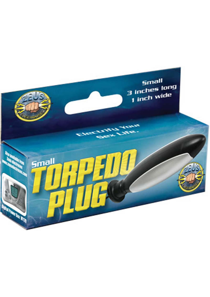 Tapón anal vaginal Zeus Torpedo negro de 3 pulgadas
