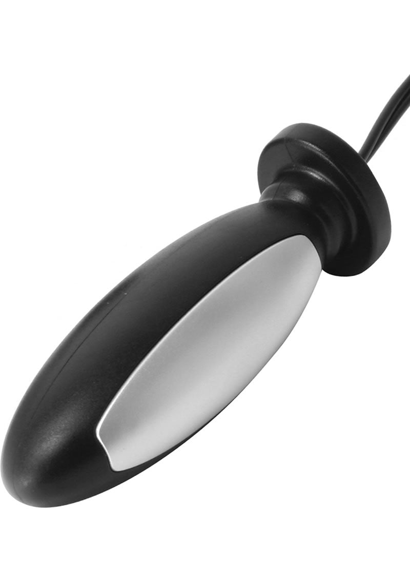 Tapón anal vaginal Zeus Torpedo negro de 3 pulgadas