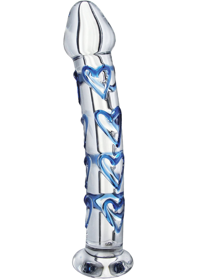 Prisms Asana Glass Dil Blue Hearts